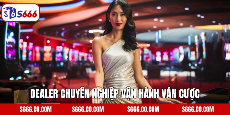 Dealer chuyên nghiệp vận hành ván cược